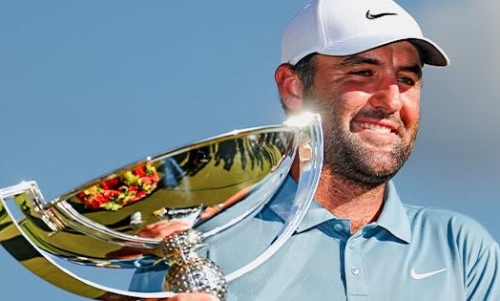 Scottie Scheffler nyerte a FedEx Kupát és Tiger Woods rekordját is átadta a múltnak