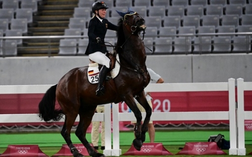 Állatvédelmi képzésre kötelezték az olimpián a lovat ütő edzőt
