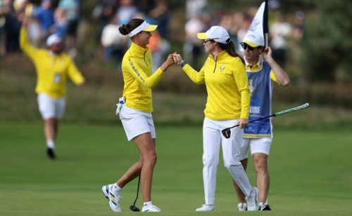 Solheim Cup: Döntetlennel zárult az első nap