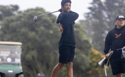 A tizenkét éves golf-csodagyerek lenyűgöző győzelme az AIMS Games-en