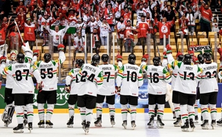 A magyar jégkorong-válogatott legyőzte Kazahsztánt