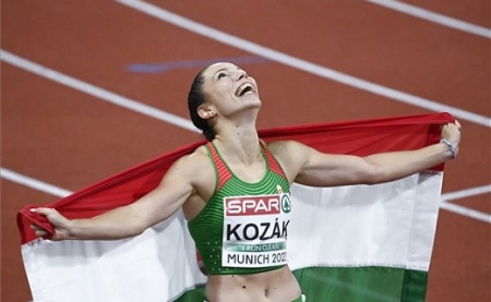 Kozák Luca ezüstérmes 100 gáton