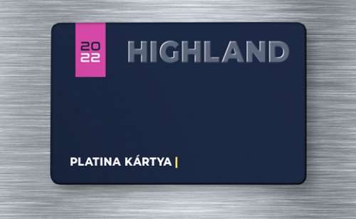 2022-ben is folytatódik a Highland Platina Kártya program